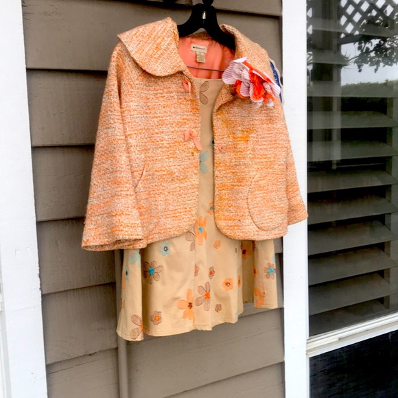 Anthropologie Dresses & Skirts - Anroplogie elevensense&ruth brand jacket&skirt set,size6 very goodcondition,